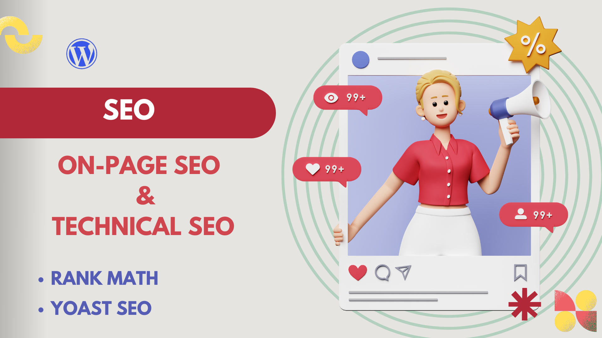 I will get you noticed online with tailored SEO solut...