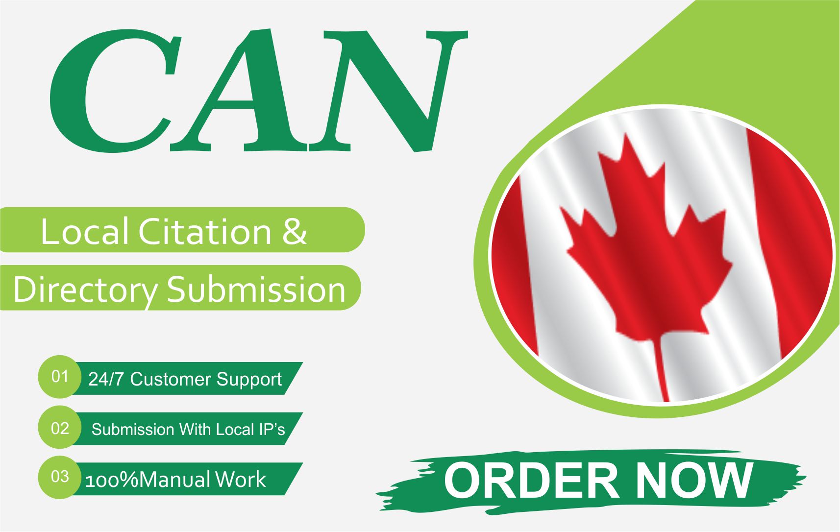 I will create 100 CA live local SEO citations and bus...