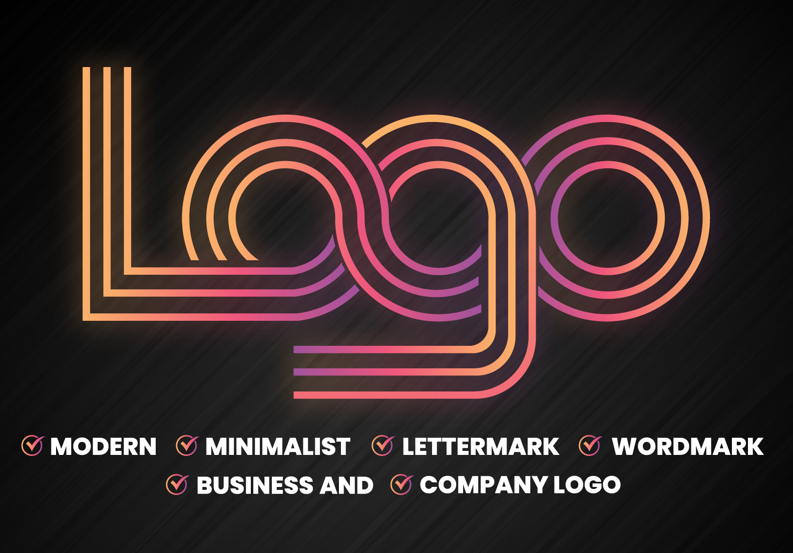 I will create modern minimalist business logo design ...