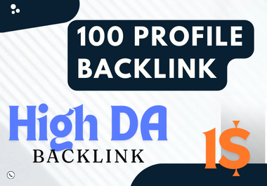 Boost your Website with High DA Profile Backlinks