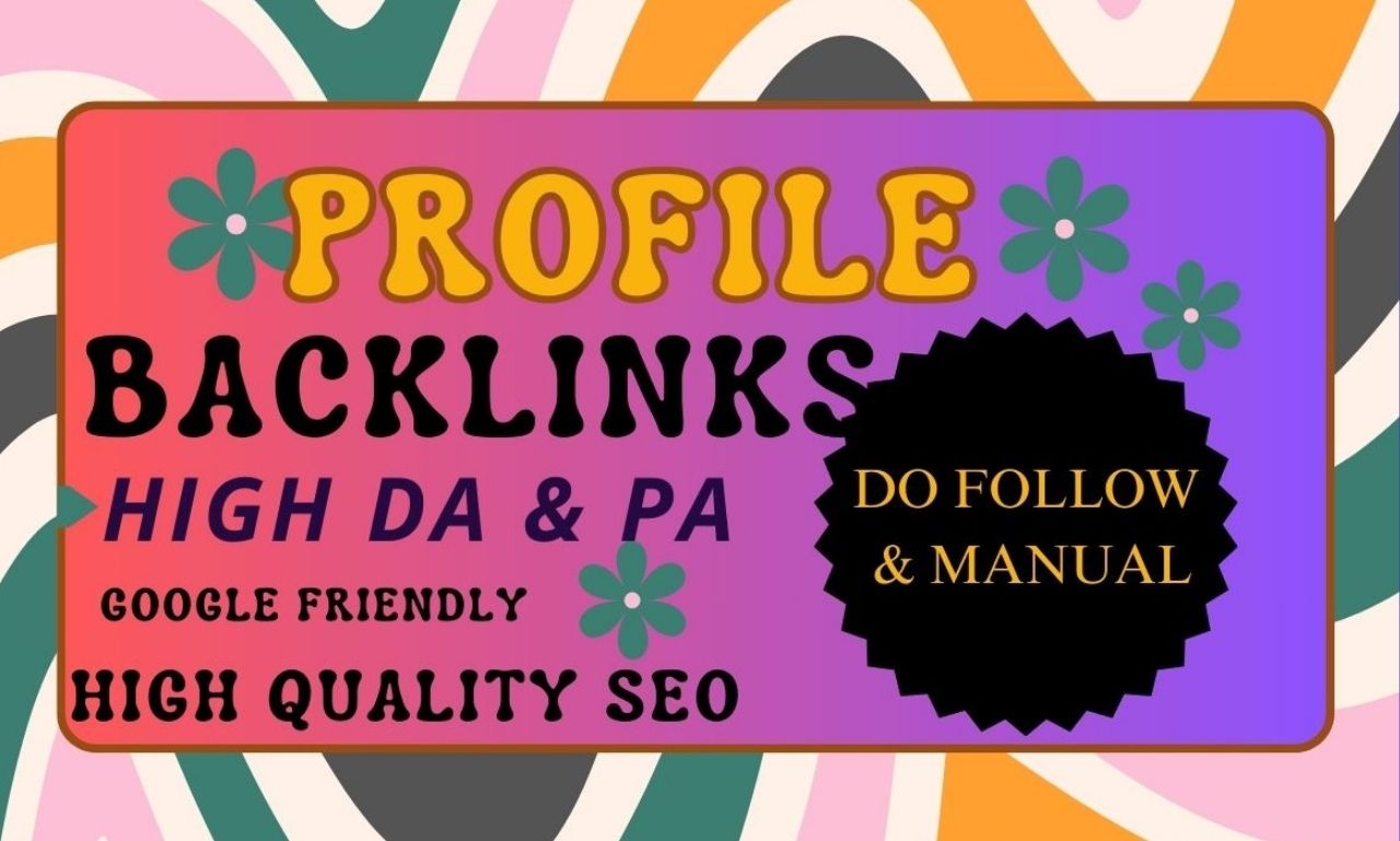 I will generate 150 high-quality SEO profiles for you...