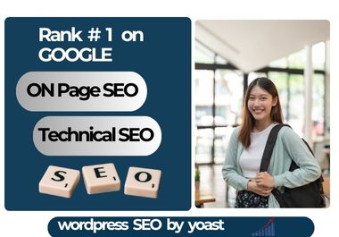 WordPress website onpage SEO with yoast and technical...