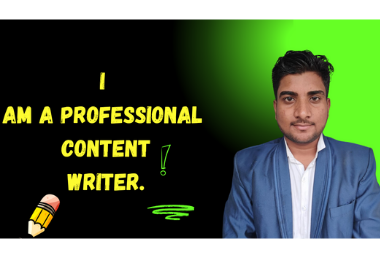 I am a professional content writer and I write SEO fr...