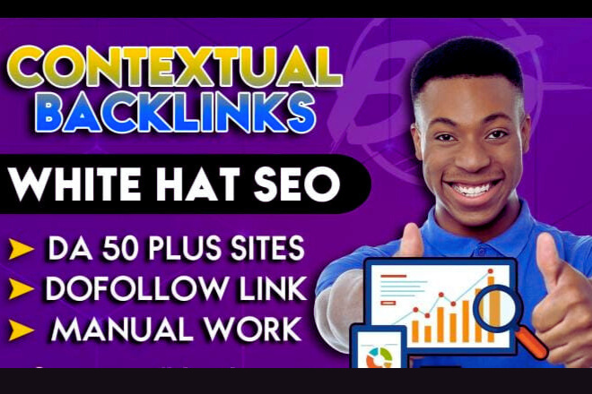 I will provide contextual backlinks off page seo high...