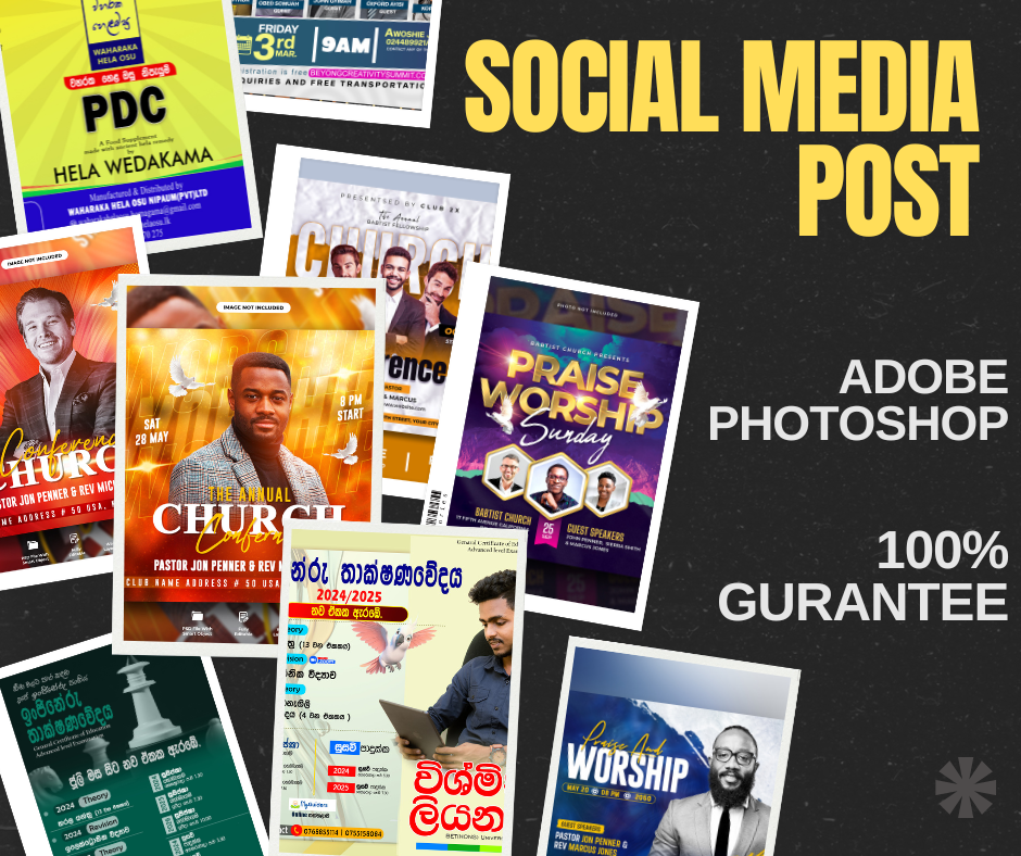 I will design social media posts, banner design, lea...