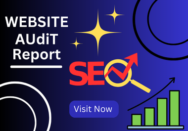 I will provide a website audit report and competitor ...