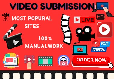 I will do high authority 20video submission SEO servi...