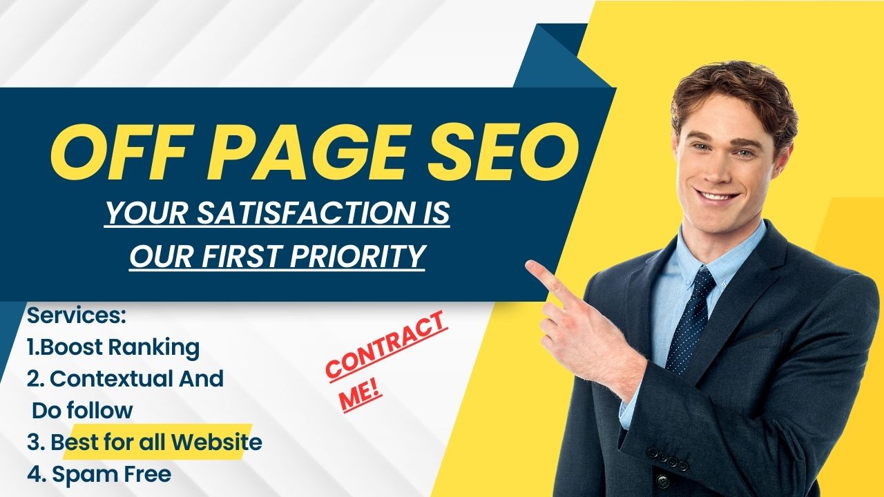 I will provide monthly off page seo service by high q...
