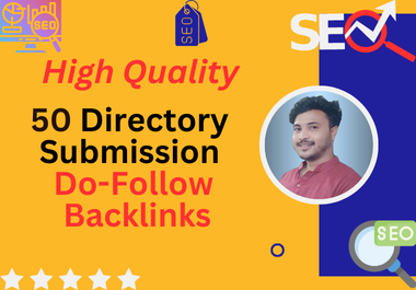 I Will do 50 Directory Submission Backlinks in high q...
