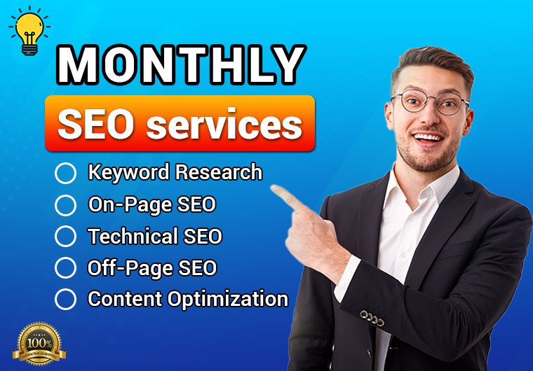 Complete monthly website SEO with top page google ran...