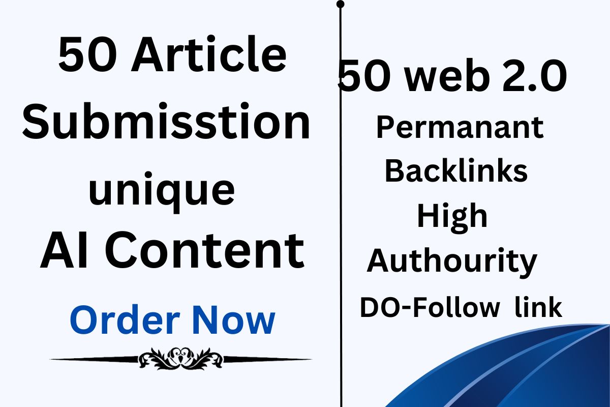 50 Article Submission Backlinks and get POWERFUL WEB ...