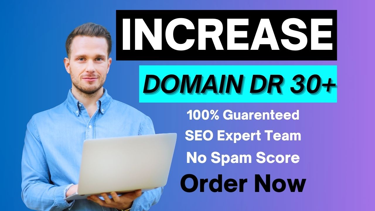 I will increase ahrefs domain rating dr 30 using high...