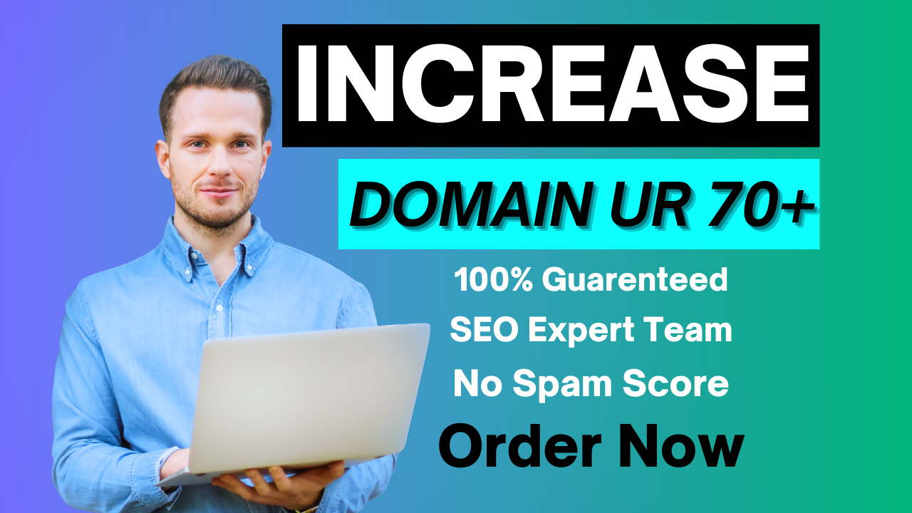 I will increase url rating ahrefs ur to 70plus superf...
