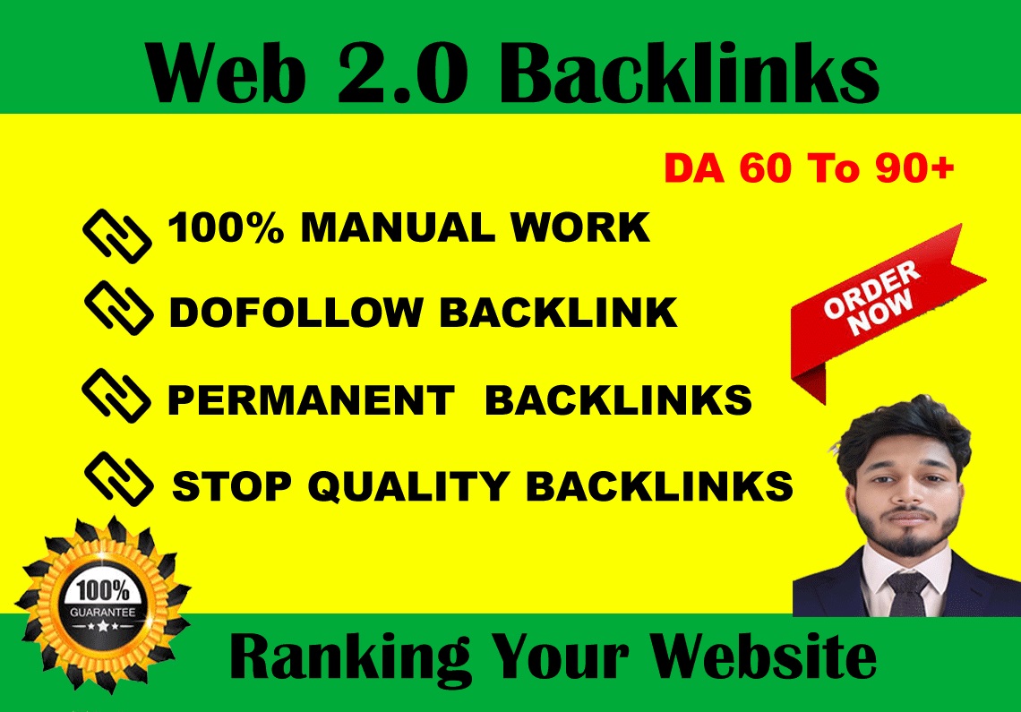 I Will do Create 120 Web2.0 Backlinks for your Websit...