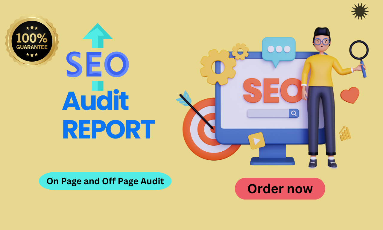 I will deliver a comprehensive SEO audit report along...