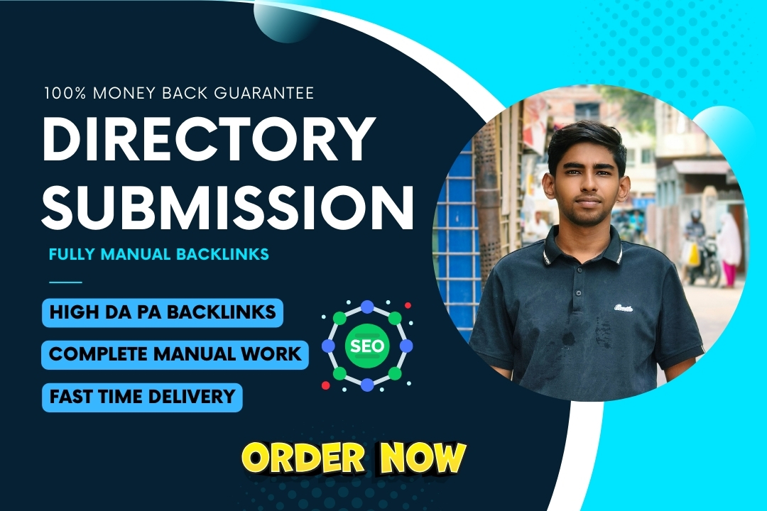 Get 100 manually created high DA PA directory submiss...