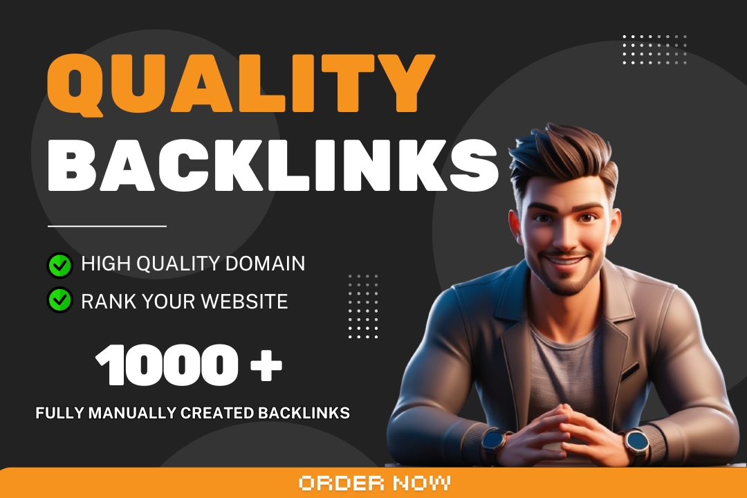 1000+ high quality seo backlinks manually created on ...