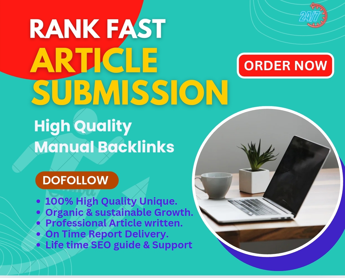 50 High Quality Manual Article Submission SEO Backlin...