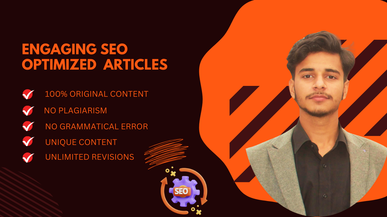 I will write engaging SEO optimized articles and blog...