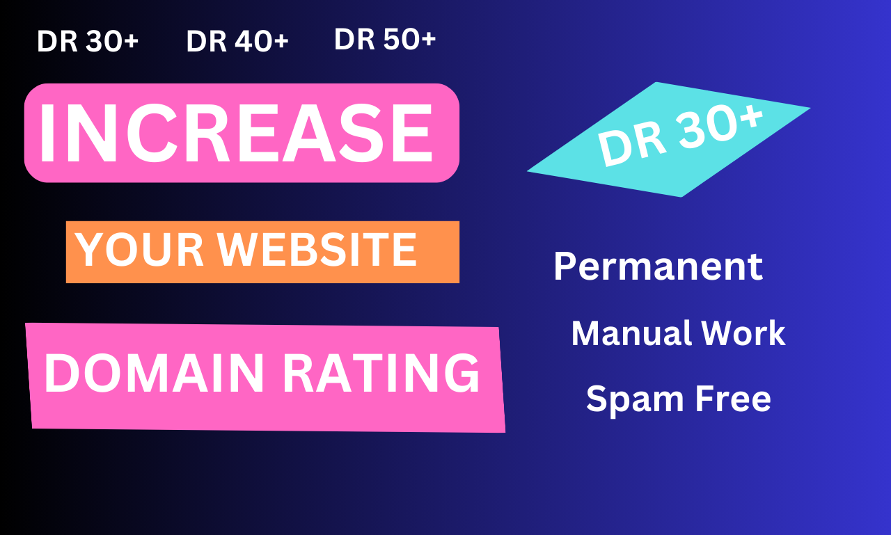 Boost your Ahrefs Domain Rating DR from 30+ with Goog...