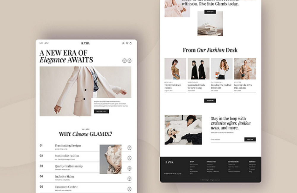 I will design responsive landing page for your busine...