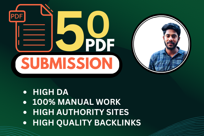 I provide High-Authority 'Article/Pdf Submission' Bac...