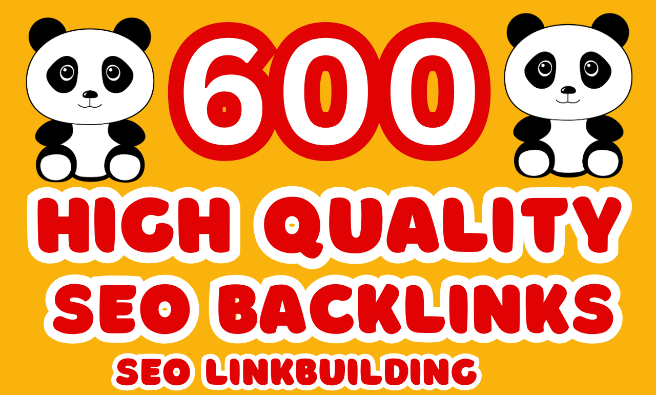 high quality 600 SEO backlink link building off page ...
