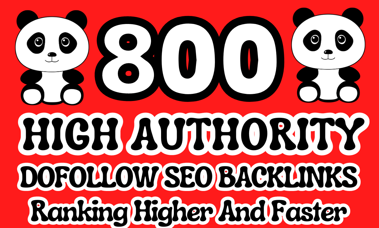 Boost ranking with 800 high da authority dofollow SEO...