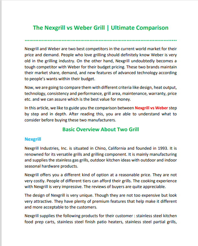 Affiliate Product Description Writer