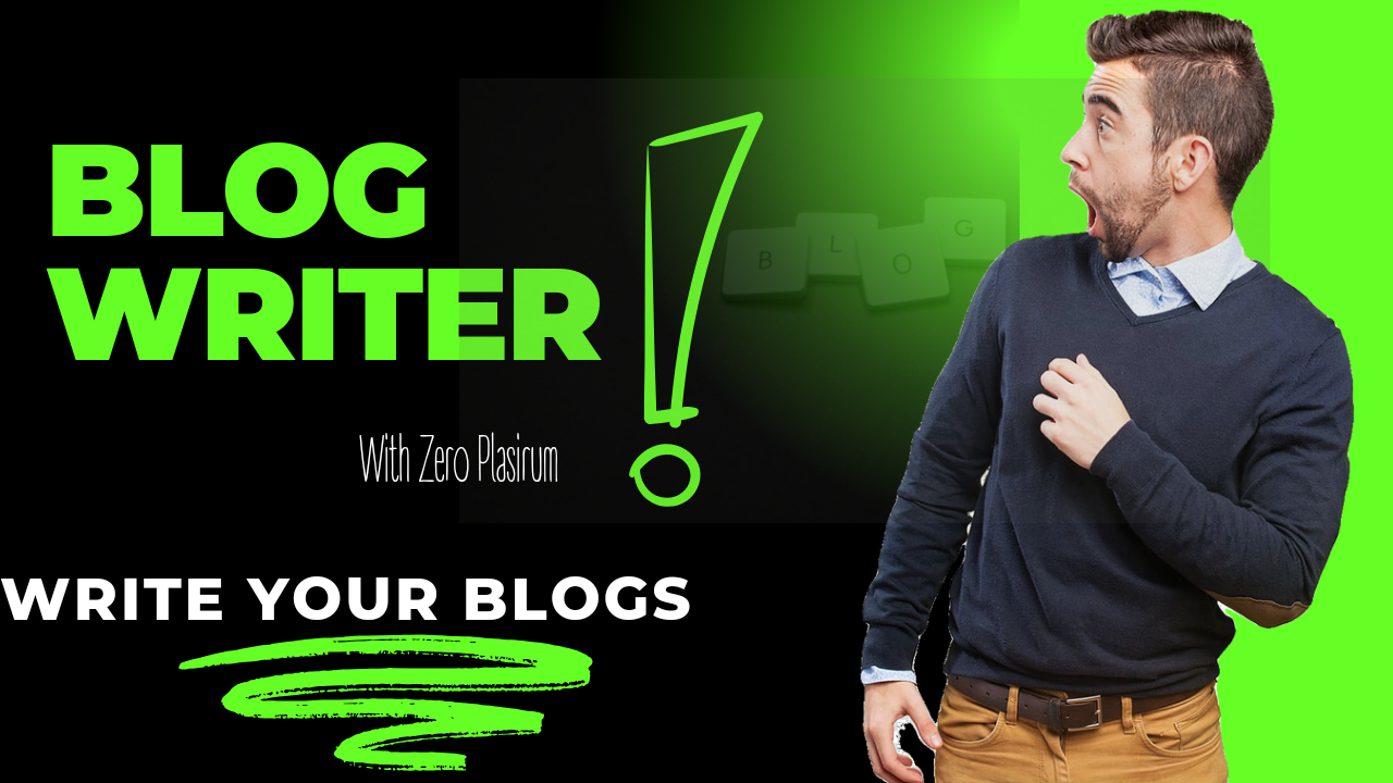 I will write blogs with zero plagiarism for you. Plac...
