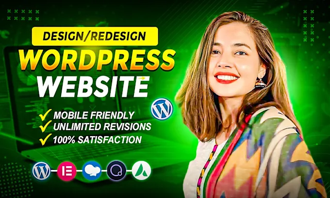 I will develop wordpress website design with responsi...