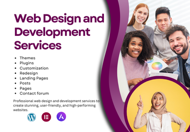 wordpress website development, design or redesign wo...