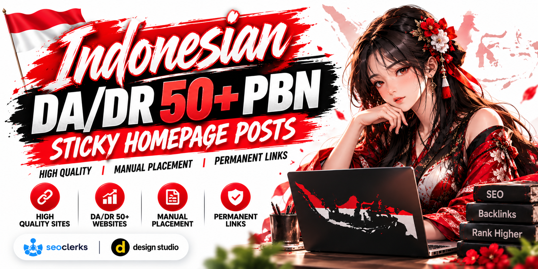 300 ID Sticky Homepage PBN Posts DA50+ DR50+ Permanen...