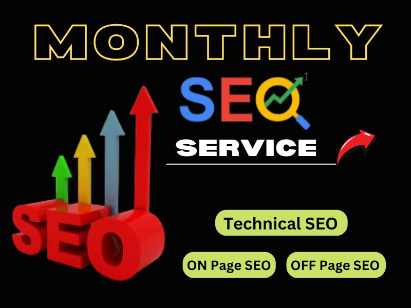 I can do Monthly SEO Service with High Quality On Pag...