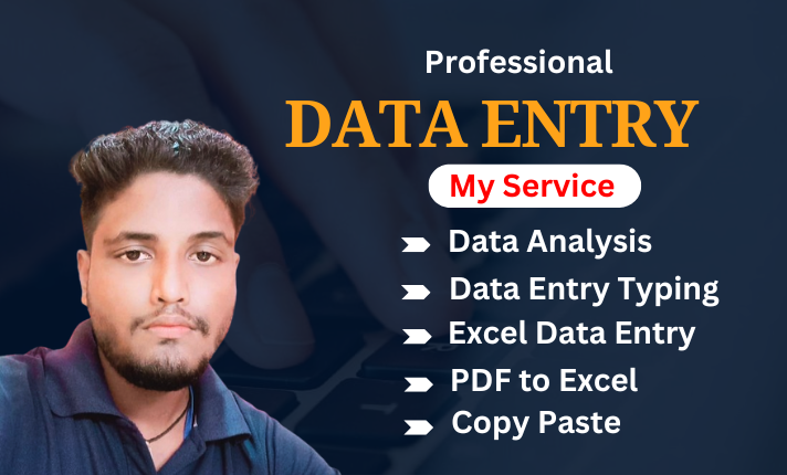 I will do data entry, copy paste, excel data entry,...