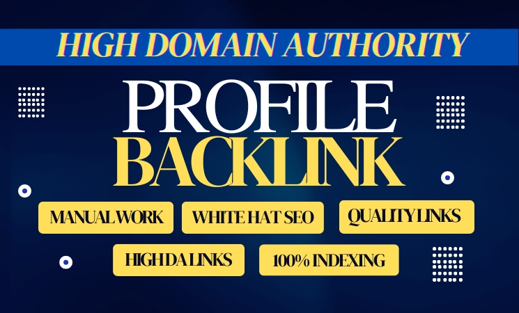 I will Build Unique profile backlinks for your Target...
