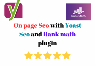 I will do complete on page seo with yoast seo and ran...