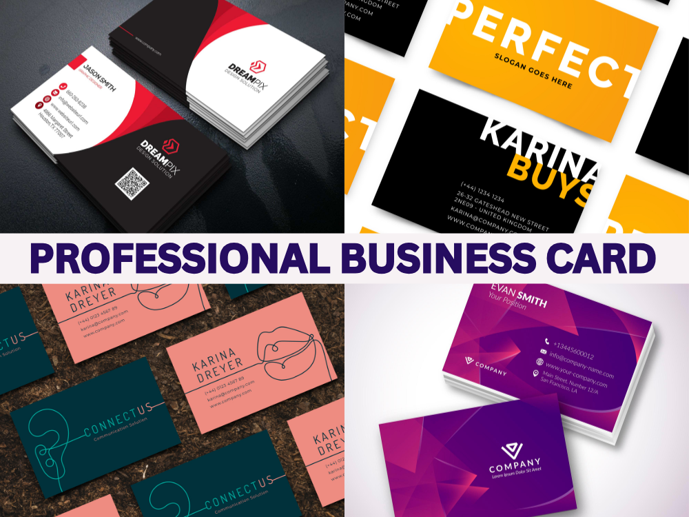 I will create professional, amazing and unique busin...