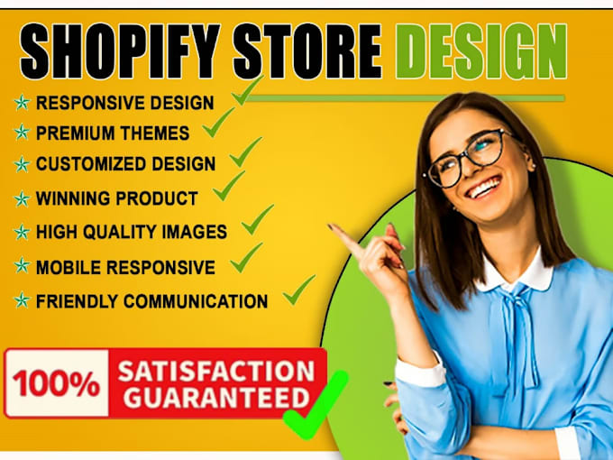 I will design Shopify store, redesign Shopify store