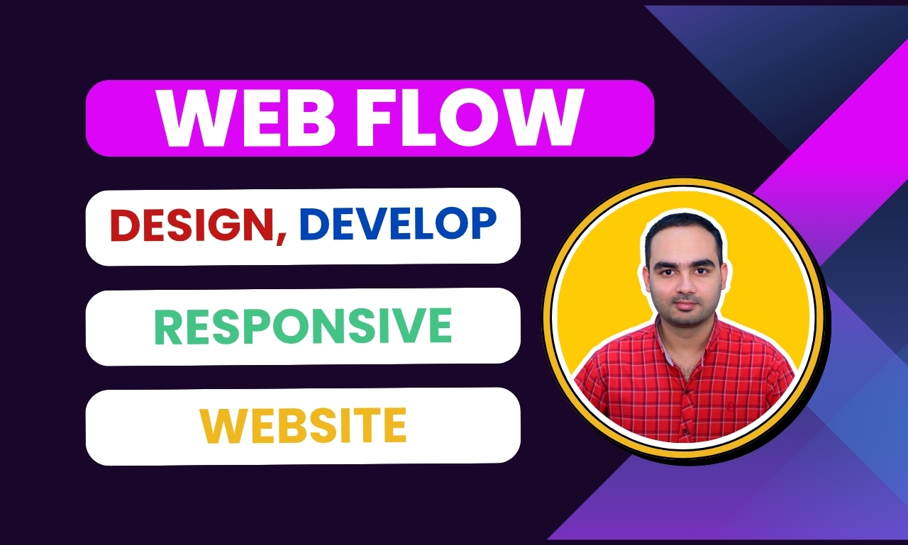 redesign, or develop webflow website, convert your ...