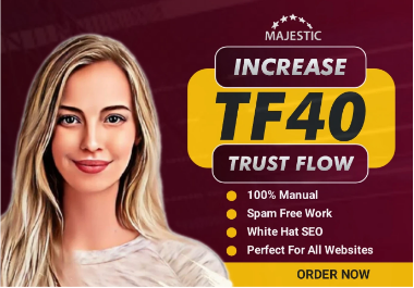 I will increase your website majestic trust flow tf c...