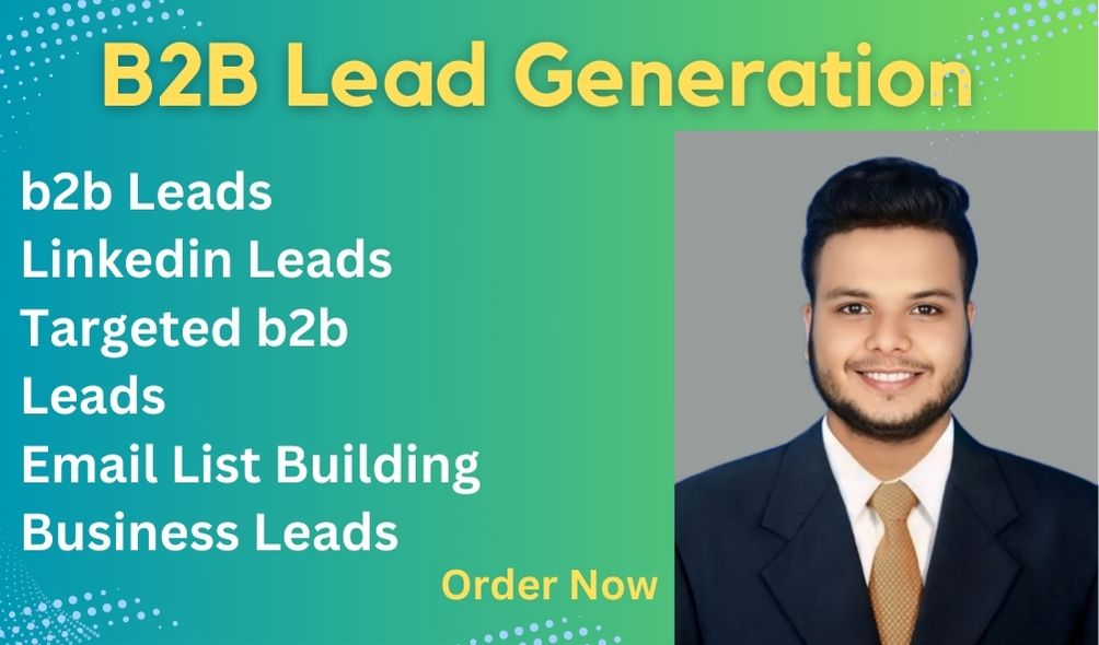 I will do b2b lead generation, net scraping, Linked...