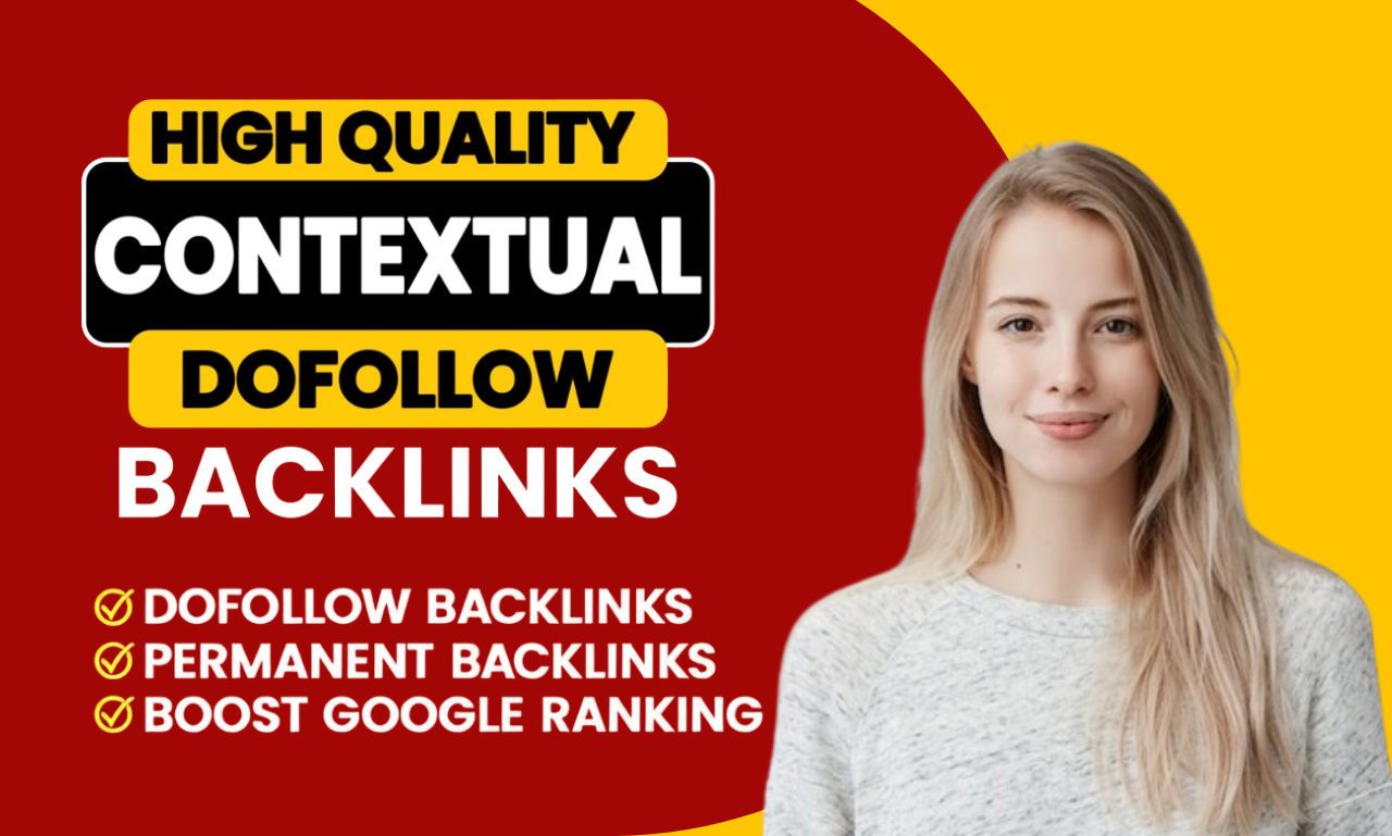 build white hat seo contextual backlinks dofollow hig...