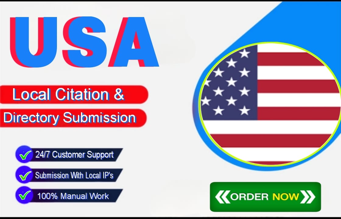 I will do best 100 USA live local citations and busin...