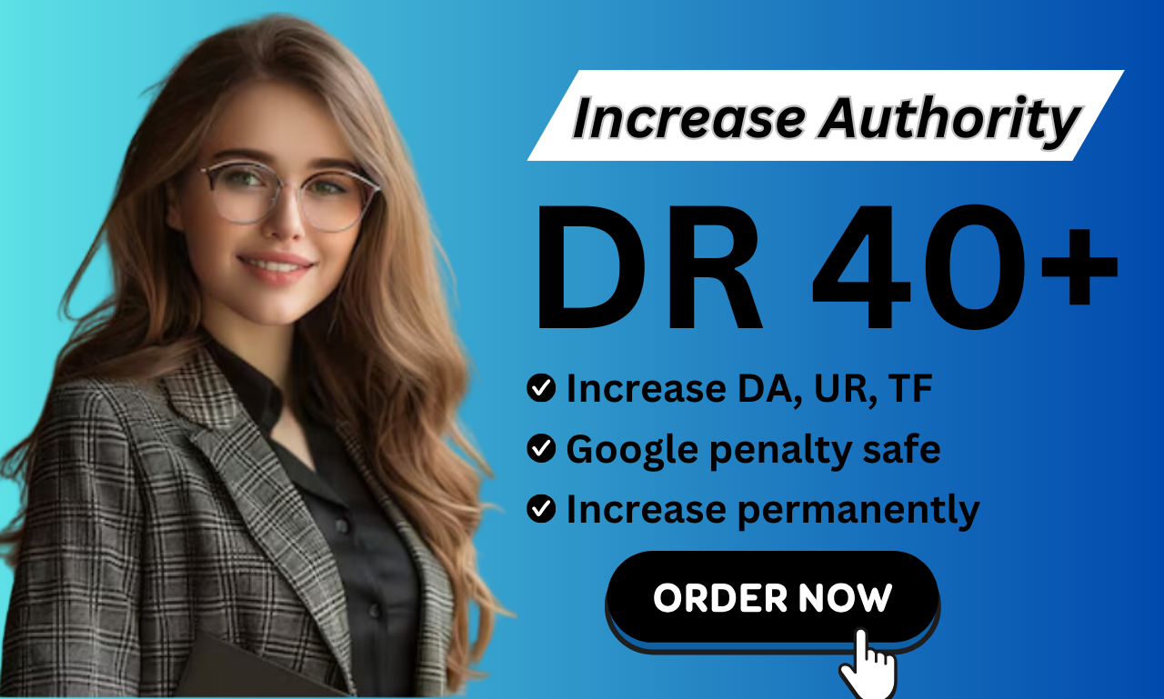 I will increase your Domain Rating Upto 40+ with prem...