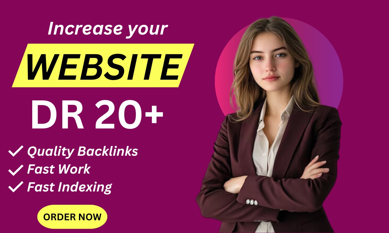 I will increase ahref domain rating 20+ with high qua...