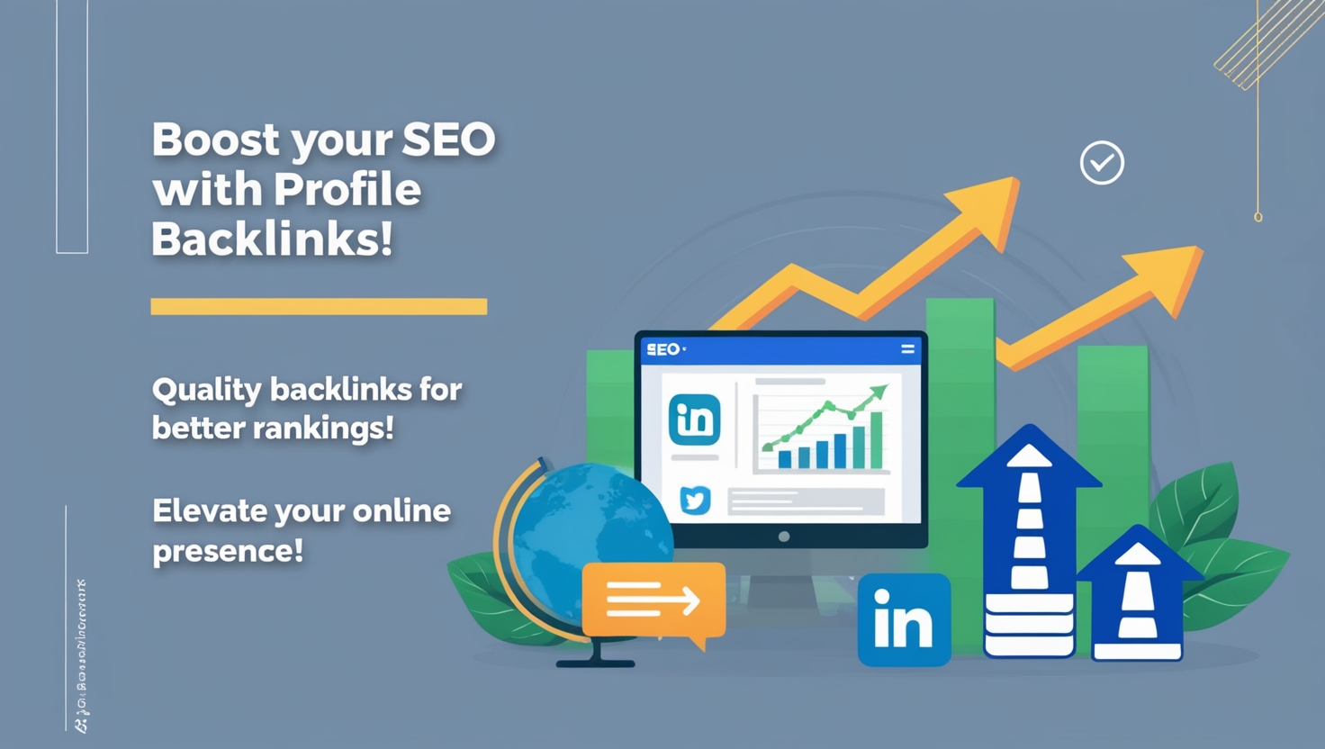I will provide High DA/PA Profile Backlinks for Top G...