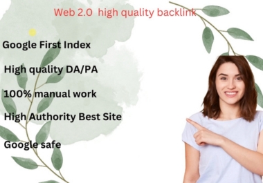 I will create high-quality web 2.0 backlinks for SEO ...