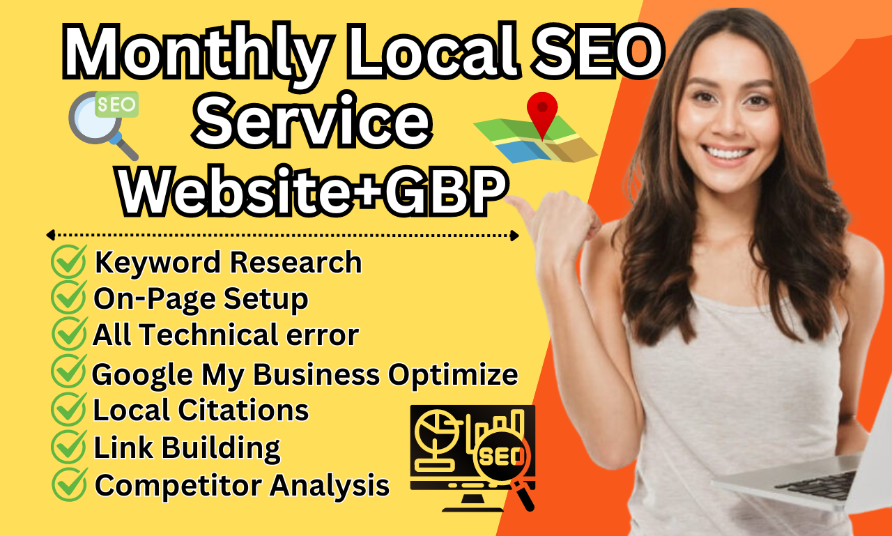 I wii Advance Monthly Local SEO Service to increase w...