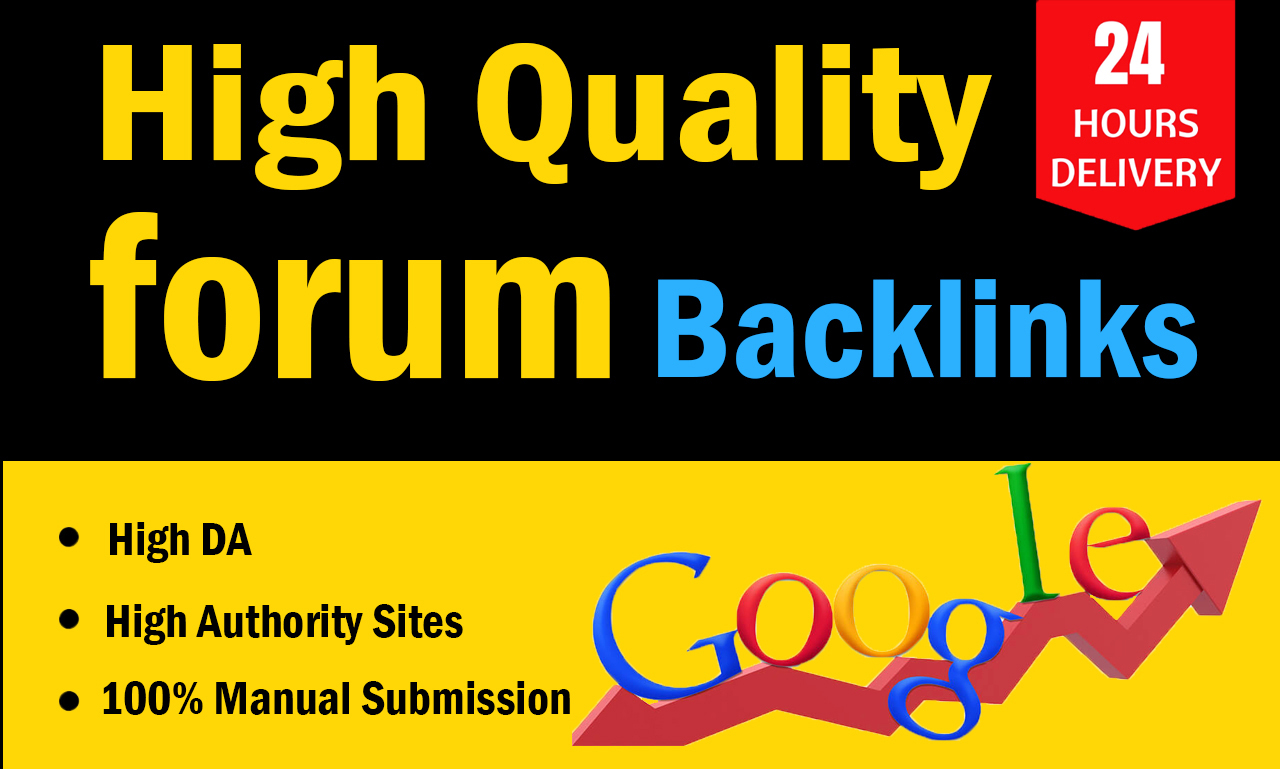 50 High DA Forum Backlinks to Boost Your Website Rank...